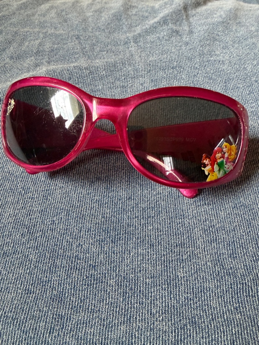 Disney Pink Kids Sunglasses with Princess Accent